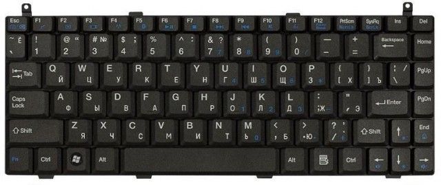 Клавиатура для Lenovo F30 RU, Black