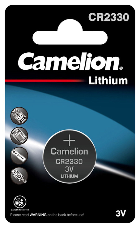 Батарейка литиевая CAMELION CR2330 дисковая 3В бл/1