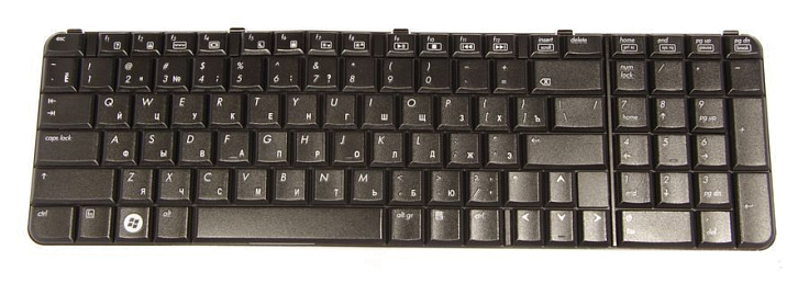 Клавиатура для HP HDX9000 RU, Black