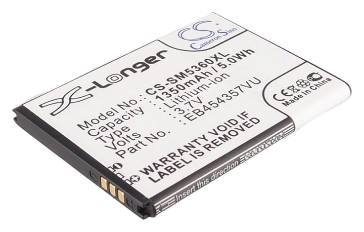 Аккумулятор CameronSino CS-SM5360XL для Samsung GT-B5510 Galaxy Y Pro, S5300 Galaxy Pocket