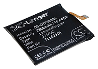Аккумулятор для Alcatel 3L (Аккумулятор CameronSino CS-OTF508SL для Alcatel 3, OT5052D, One Touch 3 Dual Sim, 5 , OT-5086D, 3L, OT-5034)