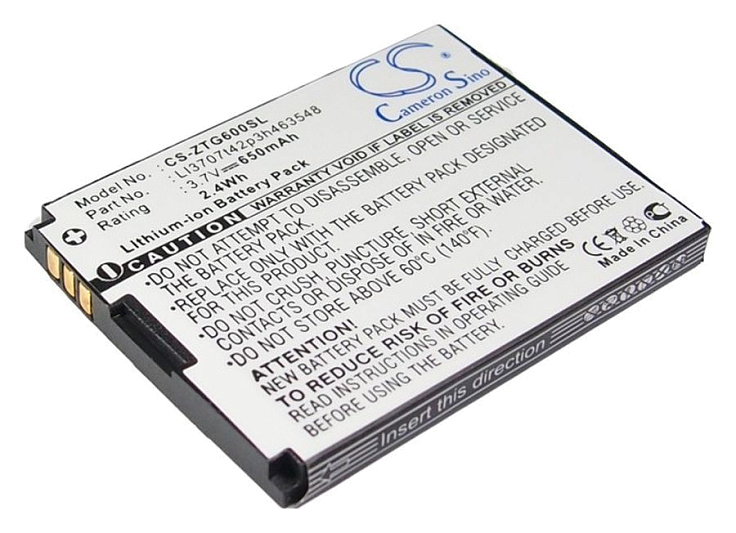 Аккумулятор CameronSino CS-ZTG600SL для ZTE G R233, МТС 535