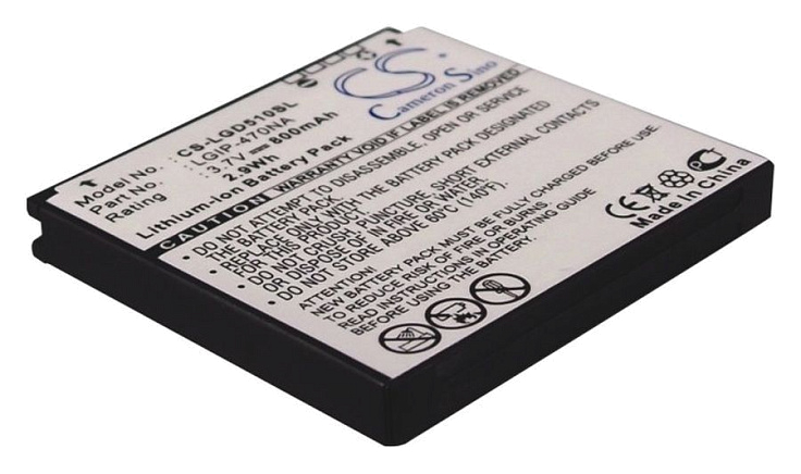 Аккумулятор Cameron Sino CS-LGD510SL для LG GD580