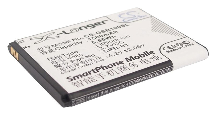 Аккумулятор CameronSino CS-GSR100SL для Gigabyte GSmart Rio R1