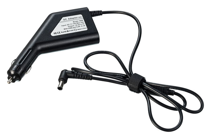 Автомобильный блок питания для ноутбуков Sony 19.5V 4.74A (6.5x4.4)