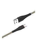 Кабель BOROFONE TYPE-C BX25 1М, 3A, золото