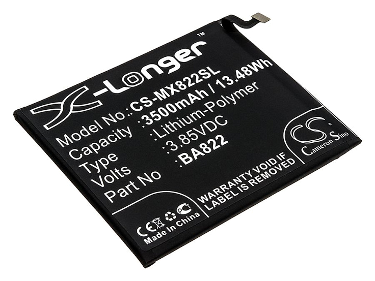 Аккумулятор CameronSino CS-MX822SL для Meizu Note 8, M822H, M1822, M822Q