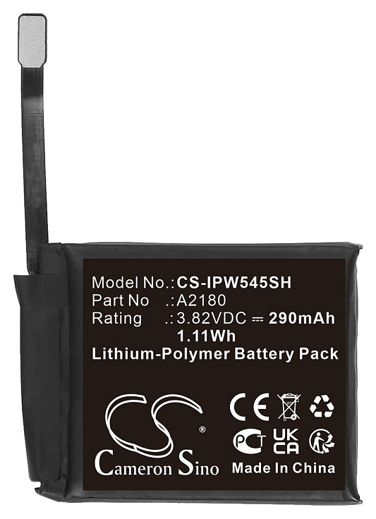 Аккумулятор Cameron Sino для Apple Watch SE 44mm, (A2180)