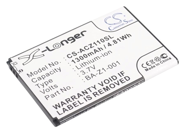 Аккумулятор CameronSino CS-ACZ110SL для Acer Liquid Z110 Duo