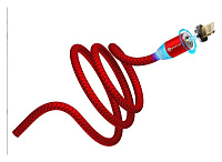 Кабель DREAM LIGHTNING U40 2.4A 1М (магнитный), красный