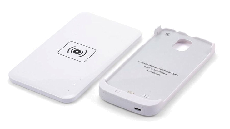 Чехол-аккумулятор с беспроводной зарядкой для Samsung Galaxy S4