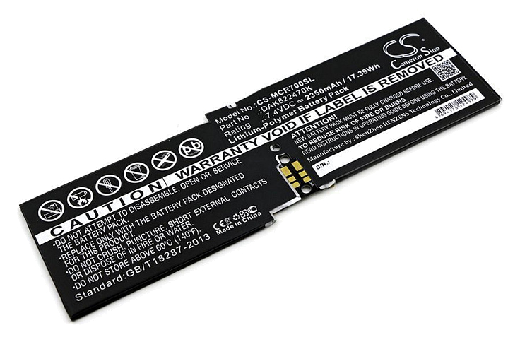 Аккумулятор CameronSino CS-MCR700SL (Microsoft 13.5" Surface Book (DAK82247))