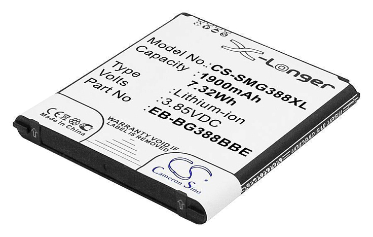 Аккумулятор CameronSino CS-SMG388XL для Samsung Galaxy Xcover 3
