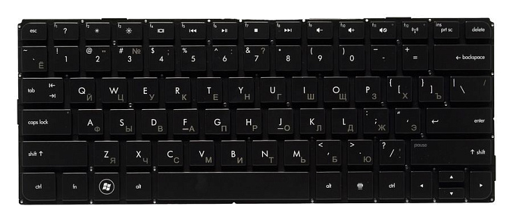 Клавиатура для HP Envy 13-1000 RU, Black