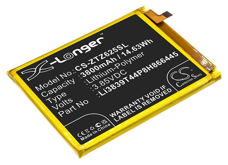 Аккумуляторная батарея CS-ZTZ625SL для ZTE Blade 11 Prime 2020, Z6251VS
