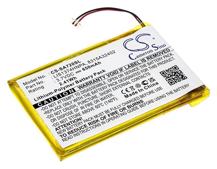 Аккумулятор CameronSino CS-SA720SL (Sony 1-756-702-11, LIS1374HNPA)