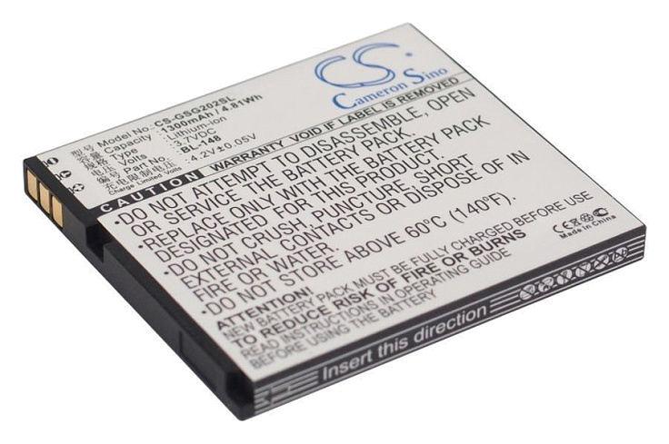 Аккумулятор CameronSino CS-GSG202SL для Gigabyte GSmart GS202, GS202+