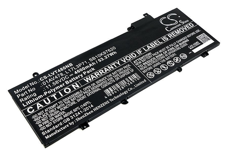 Аккумулятор CameronSino CS-LVT480NB для Lenovo ThinkPad T480s