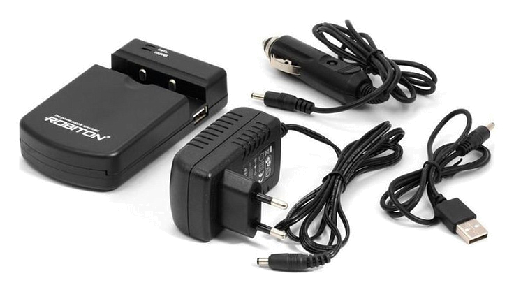 Универсальное зарядное устройство ROBITON SmartCharger/IV для аккумуляторов AA, AAA, 18650, 14500, 18500, 16340 (RCR 123A)