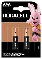 Батарейка щелочная DURACELL LR03 (AAA), 1.5V (2шт.)