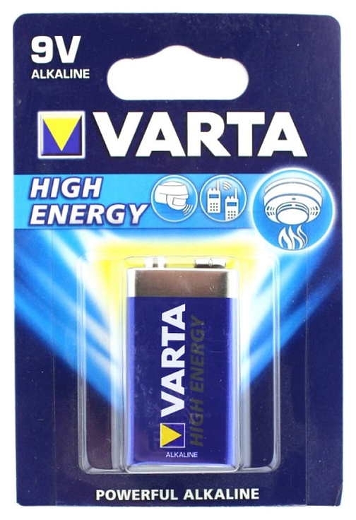 Батарейка VARTA 6LR61 High Energy 9V