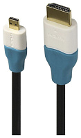 Кабель SMARTBUY HDMI — MicroHDMI K-318-120 1.8М, черный