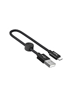 Кабель HOCO LIGHTNING X35 0.25М черный