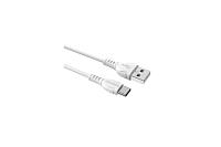 Кабель BOROFONE BX51 TYPE-C 1М, 3A, белый