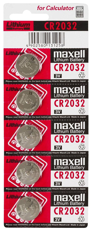 Батарейка Maxell CR2032 (5шт.)