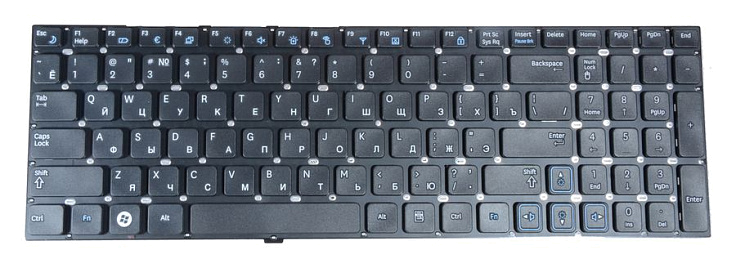 Клавиатура для Samsung RV511, RV515, RV520, RU