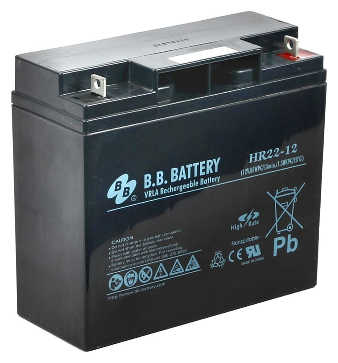 Аккумулятор BB Battery HR22-12