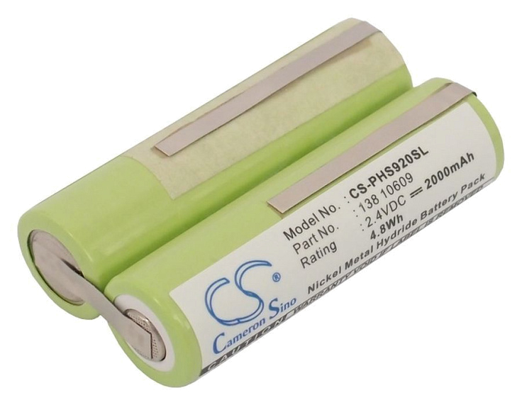 Аккумулятор CameronSino CS-PHS920SL (Panasonic ER154, Philips HP2710/HP2715)