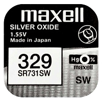 Батарейка оксид-серебряная MAXELL SR731 SW (329)