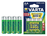 Аккумулятор Varta R6 (AA) Longlife Ni-Mh 2100mAh (4шт.)