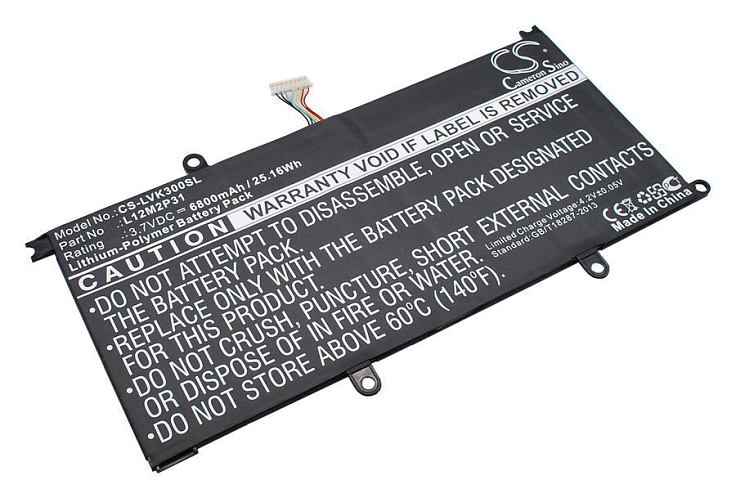 Аккумулятор CameronSino CS-LVK300SL (Lenovo IdeaTab Lynx K3011, K3011W (L12M2P31))