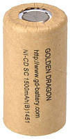 Аккумулятор Golden Dragon SC, Ni-Cd 1.2V 1500mAh