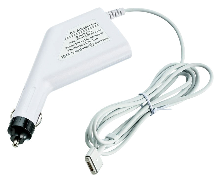 Автомобильный блок питания для ноутбуков Apple 20A 4.25A (Magsafe 2) 85W