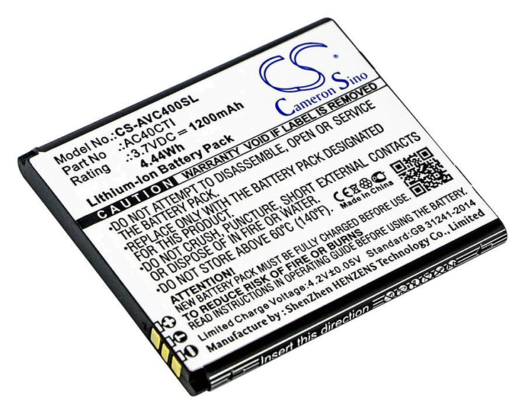 Аккумулятор CameronSino CS-AVC400SL для Archos 40c Titanium