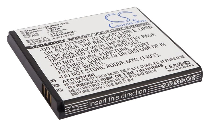 Аккумулятор CameronSino CS-PHW732SL для Philips Xenium W732, W736, W832, W6500