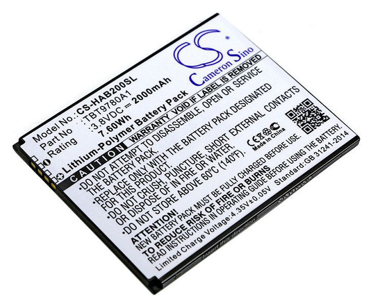 Аккумулятор CameronSino CS-HAB200SL для Highscreen Thor