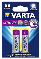 Батарейка литиевая VARTA LR6 (AA) Lithium/ULTRA Lithium 1.5В бл/4