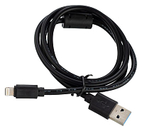 Дата-кабель Lightning, USB для Apple iPhone 5, 5C, 5S, 6, 7, черный