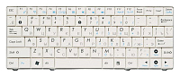 Клавиатура для Asus EEE PC 900HA RU, White