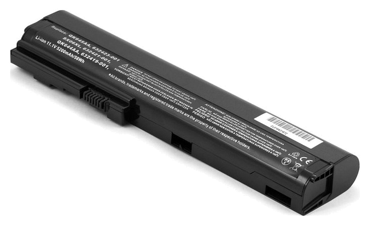 Батарея-аккумулятор для HP EliteBook 2560P, 2570P Series