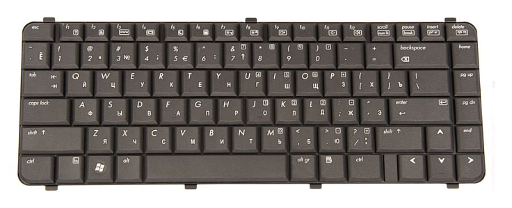 Клавиатура для HP Compaq 510, 511, 610, 615 RU, Black