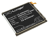 Аккумулятор для Samsung Galaxy S21 Ultra (Аккумуляторная батарея CS-SMG998XL для Samsung Galaxy S21 Ultra, Galaxy S21 Ultra 5G)