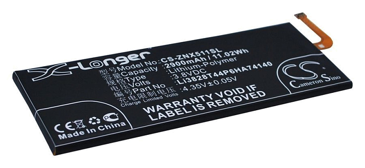 Аккумулятор CameronSino CS-ZNX511SL для ZTE Nubia Z9 Mini