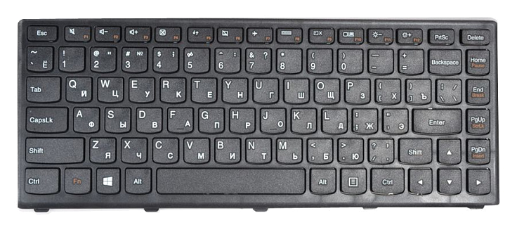 Клавиатура для Lenovo S300, S400, S405 RU, Black Frame