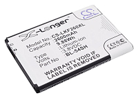 Аккумуляторная батарея для LG Magna H50 (Аккумулятор CameronSino CS-LKF260XL для LG F260, F260s Optimus LTE 3, D724 G3 S, L90 D405)