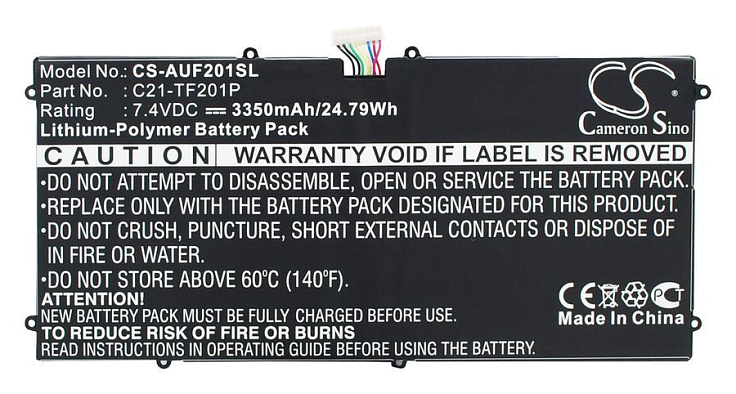 Аккумулятор CameronSino CS-AUF201SL (Asus Eee Pad Transformer TF201 (C21-TF201P))